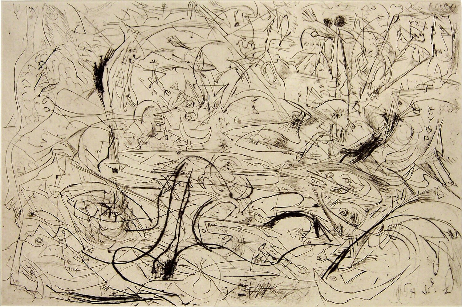 Untitled, 1082 (P19) Jackson Pollock