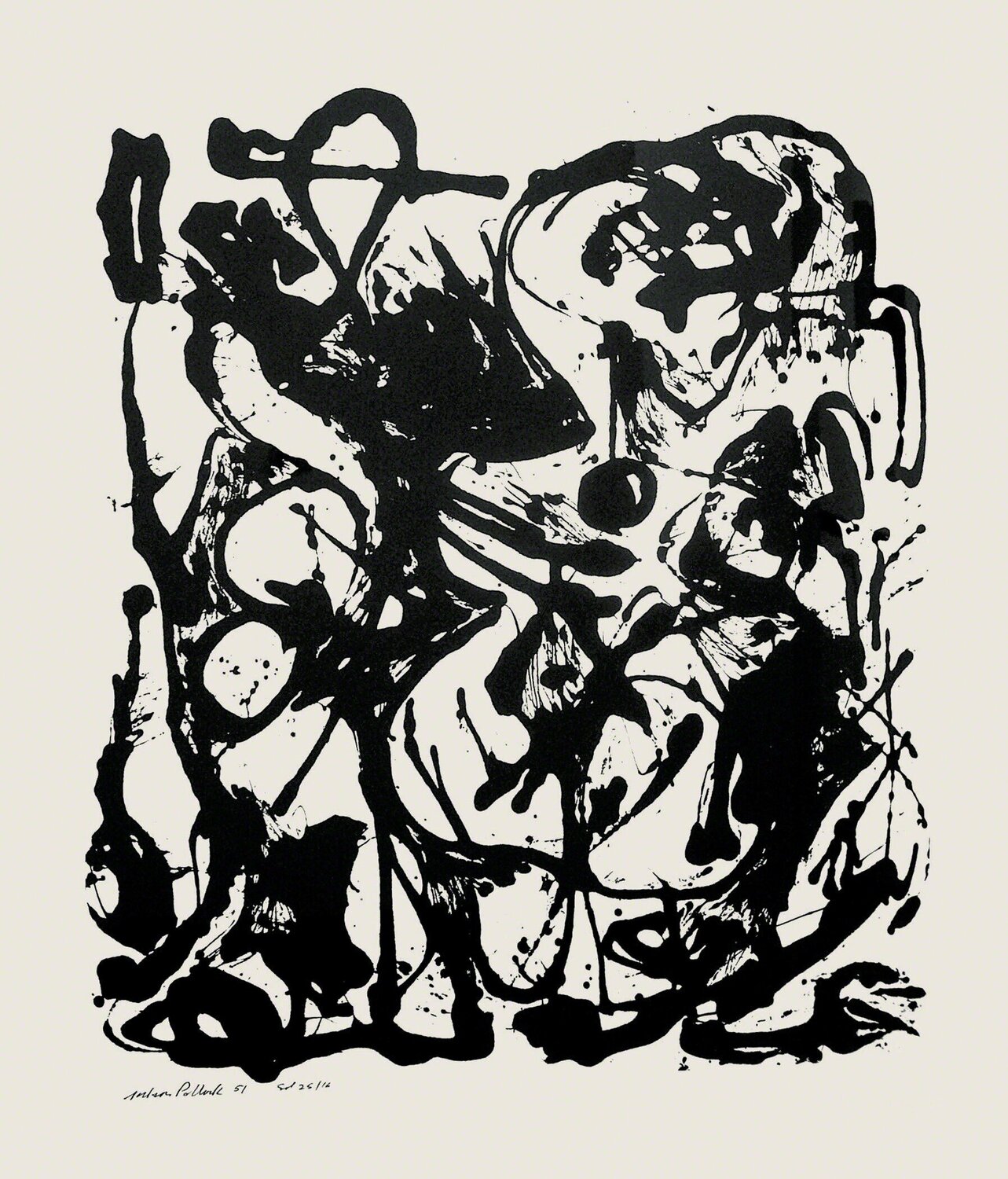 Untitled (After CR#333) Jackson Pollock