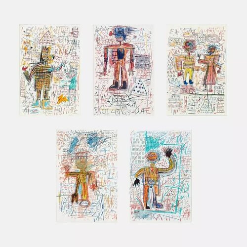 The Figure Portfolio van Jean-Michel Basquiat, Afdruk te koop op Singulart