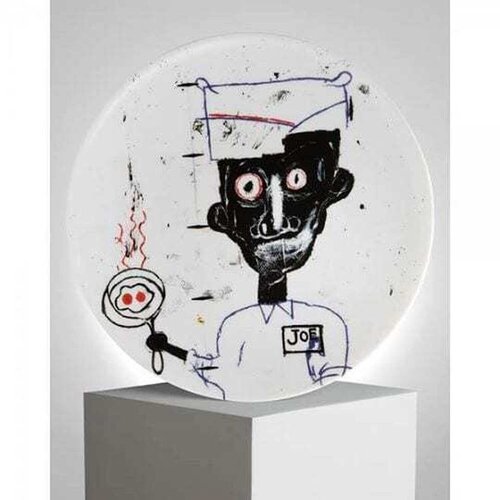 Basquiat Joe (1983) plate di Jean-Michel Basquiat, Altri media in vendita su Singulart