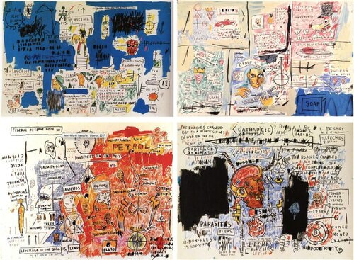 Daros Suite (Set of 4: Leeches, Ascent, Olympic, Liberty) di Jean-Michel Basquiat, Stampa in vendita su Singulart