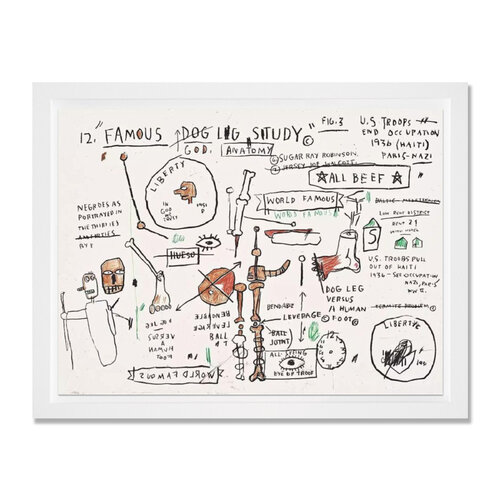 Dog Leg Study di Jean-Michel Basquiat, Stampa in vendita su Singulart