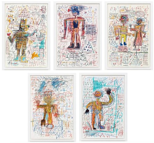 The Figure Portfolio di Jean-Michel Basquiat, Stampa in vendita su Singulart