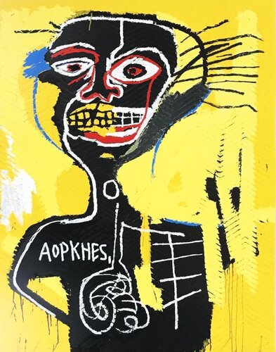 Cabeza di Jean-Michel Basquiat, Stampa in vendita su Singulart