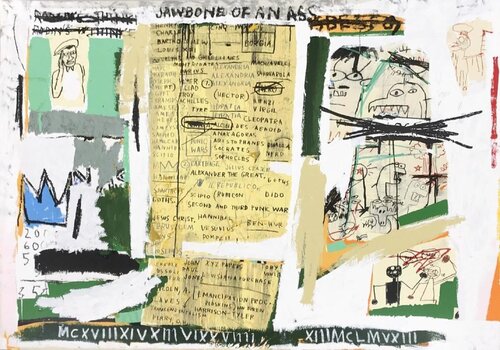 Jawbone of an Ass di Jean-Michel Basquiat, Stampa in vendita su Singulart