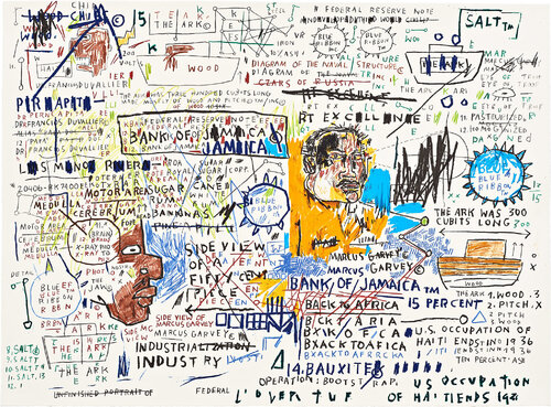 50 Cent Piece van Jean-Michel Basquiat, Afdruk te koop op Singulart