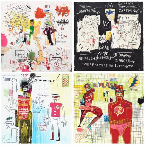 Riddle Me This, A Panel of Experts, Piano Lesson, Flash in Naples  (Portfolio) van Jean-Michel Basquiat, Afdruk te koop op Singulart