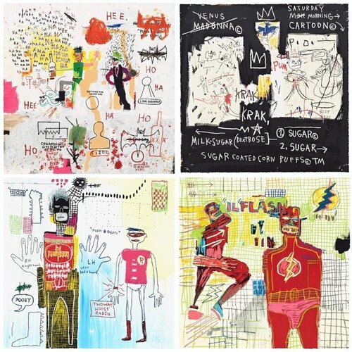 Superheroes Portfolio de Jean-Michel Basquiat, Impresión a la venta en Singulart