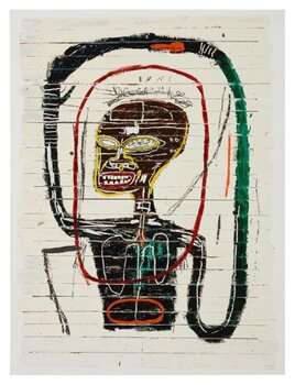 バスキア　シルクスクリーン　額縁付 Jean-Michel Basquiatの作品をSINGULARTで販売中