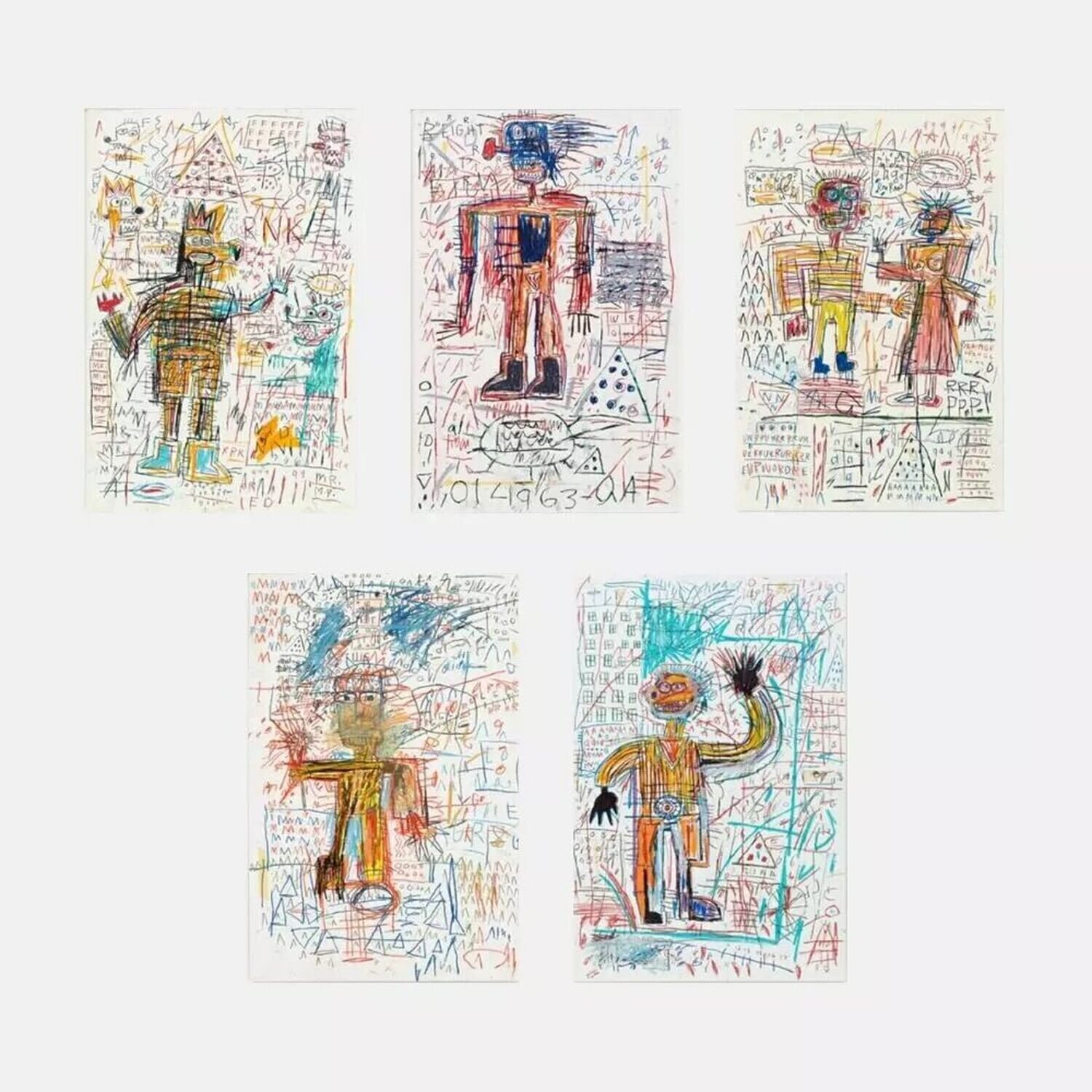The Figure Portfolio Jean-Michel Basquiat Stampa in vendita