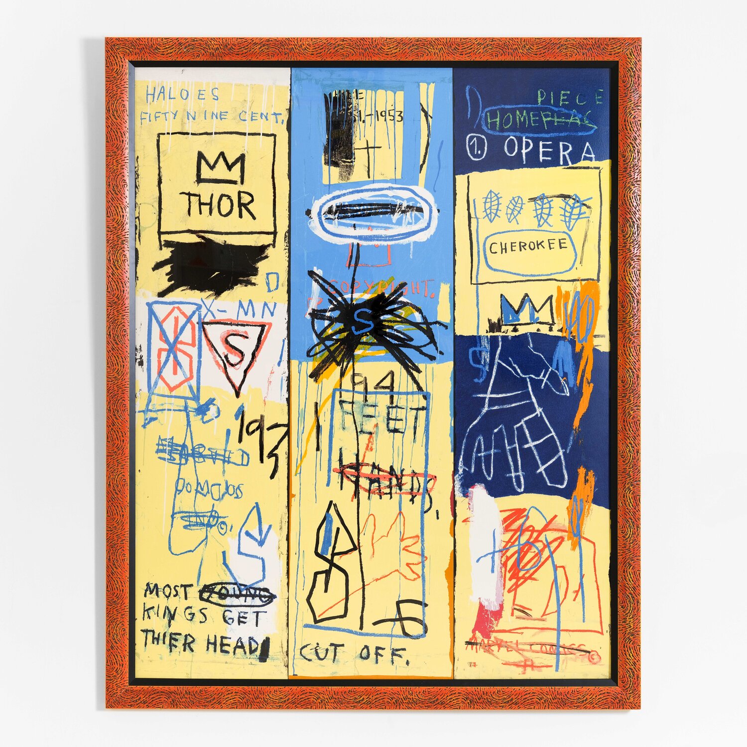 Charles The First Jean-Michel Basquiat Stampa in vendita