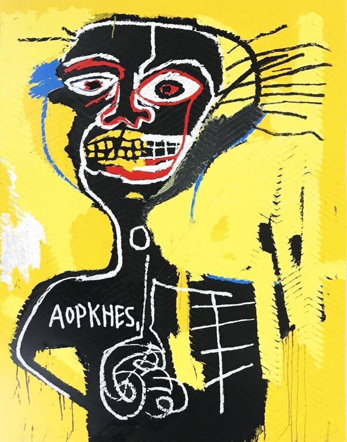 Cabeza Jean-Michel Basquiat Afdruk te koop