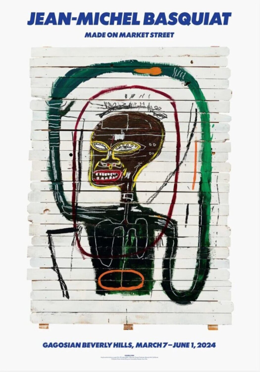 Made on Market Street - Featuring 'Flexible' Jean-Michel Basquiat Druck zu verkaufen