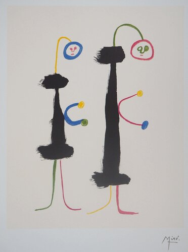 Amoureux surréalistes di Joan Miró, Stampa in vendita su Singulart