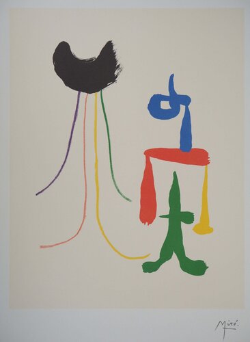 Couple surréaliste di Joan Miró, Stampa in vendita su Singulart