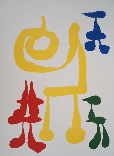 Une mère et ses enfants surréalistes di Joan Miró, Stampa in vendita su Singulart