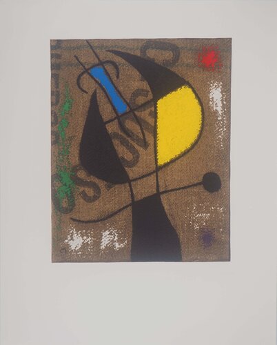 Femme à la victoire, Lithographie signée by Joan Miró, Print for Sale on Singulart