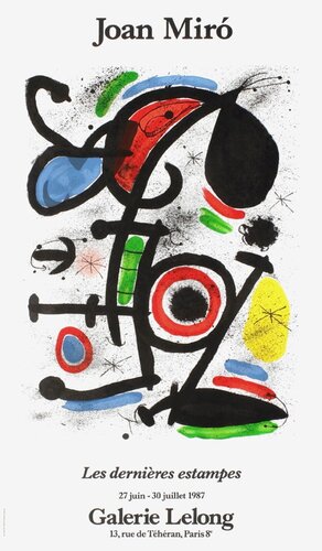 Expo 87 - Galerie Lelong by Joan Miró, Print for Sale on Singulart