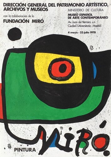 Expo 78 - Miro Pintura Madrid de Joan Miró, Impresión a la venta en Singulart