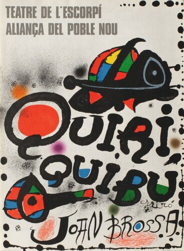 Expo 76 - Quiriquibu Teatre de l'Escorpi van Joan Miró, Afdruk te koop op Singulart