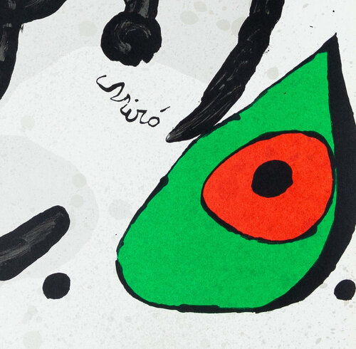 FCB, Futbol Club Barcelona (Barça di Joan Miró, Stampa in vendita su Singulart