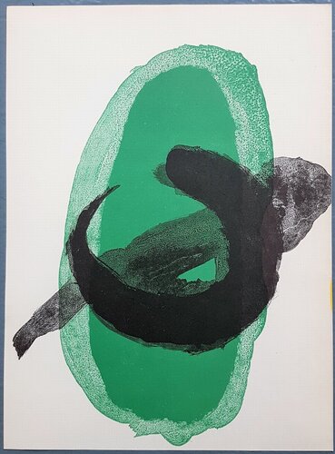 One plate from Derrière le Miroir no. 128: Peintures Murales de Miró von Joan Miró, Druck kaufen auf Singulart
