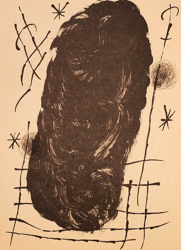 Lithographier Originale (Les Peintures Sur Carton De Miro) (Surrealist Art, Abstract Expressionism, Modern Art) de Joan Miró, Impresión a la venta en Singulart