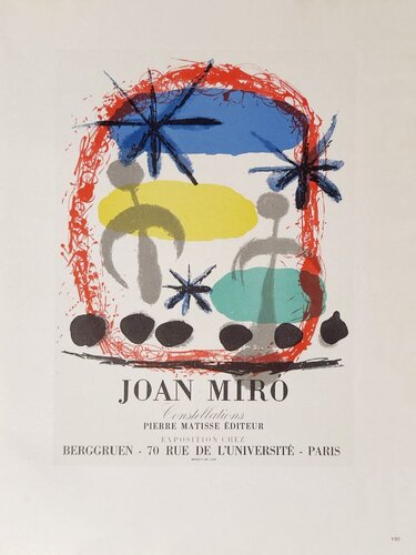 AF 1959 - Constellations chez Berggruen de Joan Miró, Impresión a la venta en Singulart