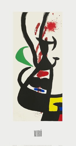 Joan Miro、LA PLAGE A CAMBRILS、海外版超希少レゾネ Joan Miró. The Beautiful Bird Revealing the Unknown to a