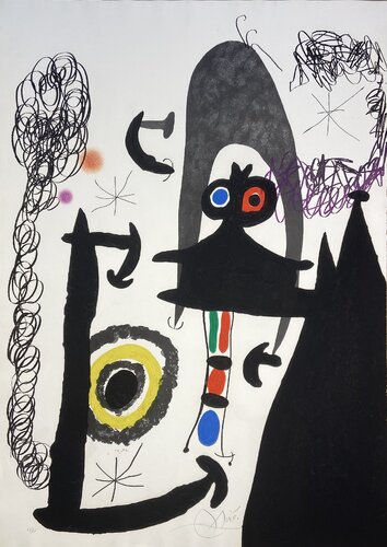 Escalade vers la lune di Joan Miró, Stampa in vendita su Singulart