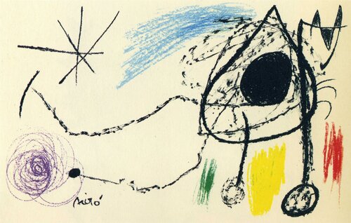 Sobreteixims i escultures di Joan Miró, Stampa in vendita su Singulart