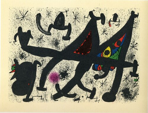 Homenatge a Joan Prats 11 di Joan Miró, Stampa in vendita su Singulart