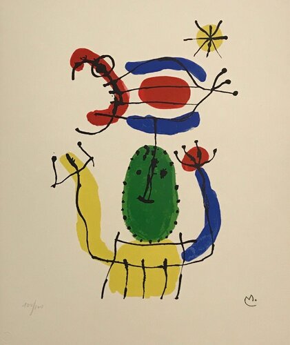 Untitled (Green Head) van Joan Miró, Afdruk te koop op Singulart
