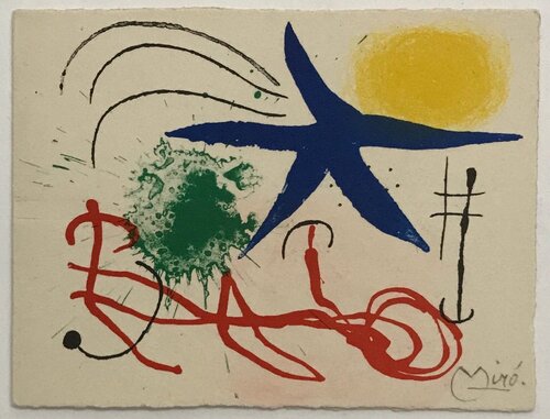 Greeting Card van Joan Miró, Afdruk te koop op Singulart