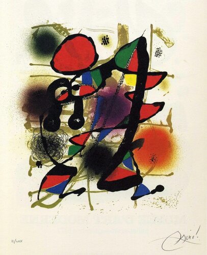 Miró Litògraf III van Joan Miró, Afdruk te koop op Singulart