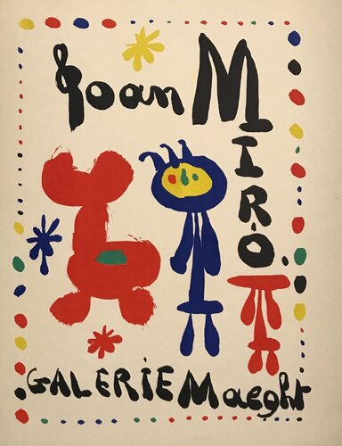Affiche Exposition (Galerie Maeght) di Joan Miró, Stampa in vendita su Singulart