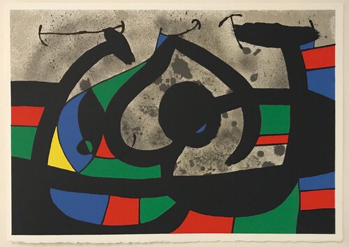 Lezard aux Plumes d'or (M.815) di Joan Miró, Stampa in vendita su Singulart