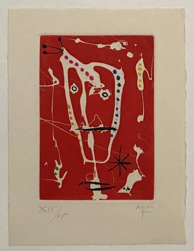 Les Brisants (Red) di Joan Miró, Stampa in vendita su Singulart