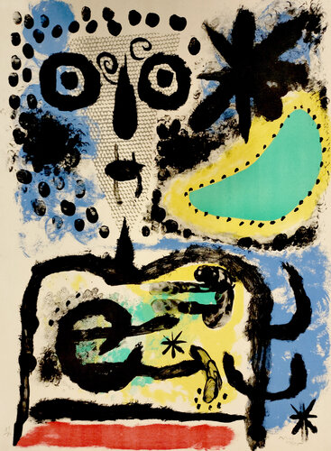Personaje nuboso di Joan Miró, Opera su carta in vendita su Singulart