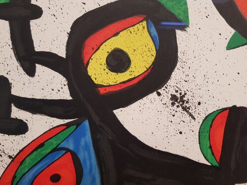 Les amoureux et luna park I di Joan Miró, Stampa in vendita su Singulart