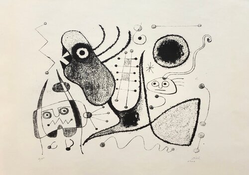 Barcelone XXXXIX (M. 54) van Joan Miró, Afdruk te koop op Singulart