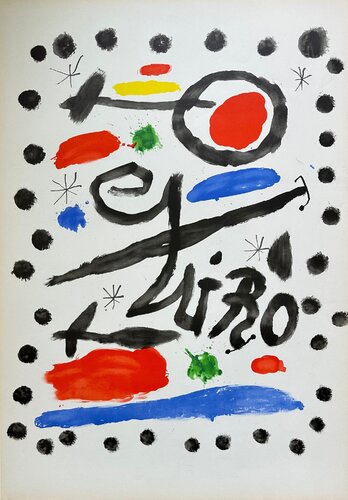 Sala Gaspar, Galería Metras , Galeria Belarte (avant la lettre) van Joan Miró, Afdruk te koop op Singulart