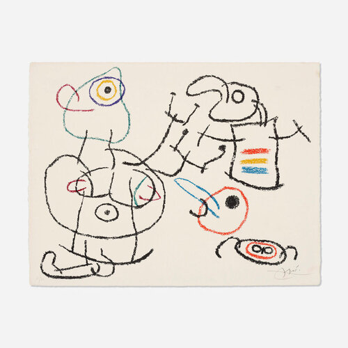 Untitled, Plate 3 (from Ubu aux Baléares) van Joan Miró, Afdruk te koop op Singulart