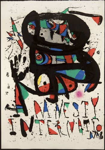 Untitled (Amnesty International) van Joan Miró, Afdruk te koop op Singulart
