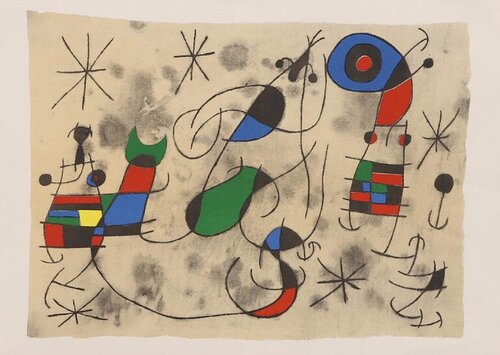 Derrière le Miroir van Joan Miró, Afdruk te koop op Singulart