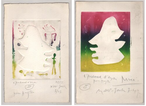 L' Antitete van Joan Miró, Afdruk te koop op Singulart