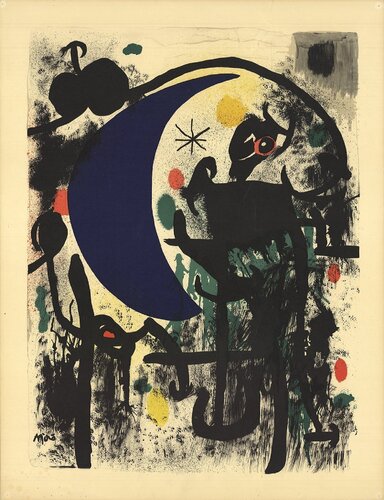Lunar (From Album 19) van Joan Miró, Afdruk te koop op Singulart
