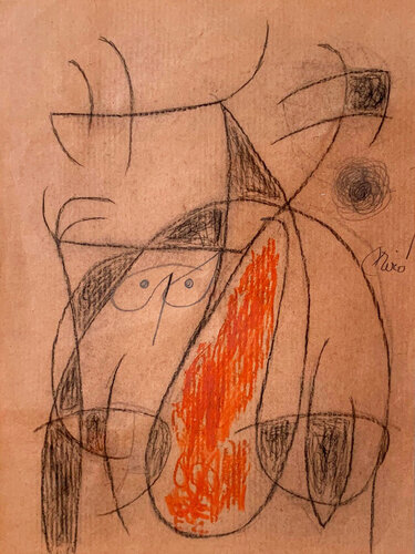 Femme, oiseau di Joan Miró, Opera su carta in vendita su Singulart