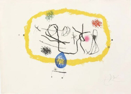 Personatges Solars van Joan Miró, Afdruk te koop op Singulart