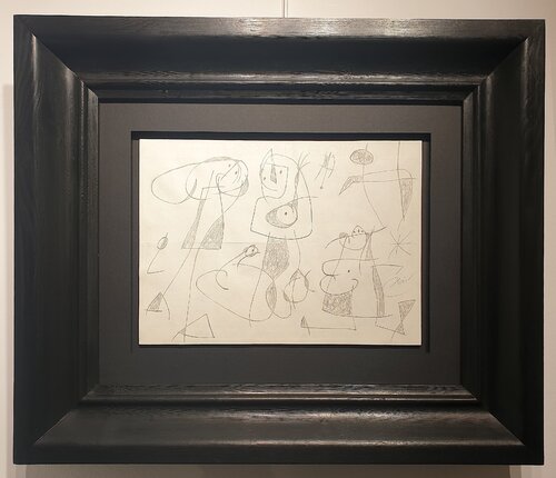 personnages Oiseau Dans la Nuite van Joan Miró, Werk op papier te koop op Singulart